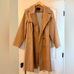 Talbots Classic Camel Tan Trench Coat 2XP